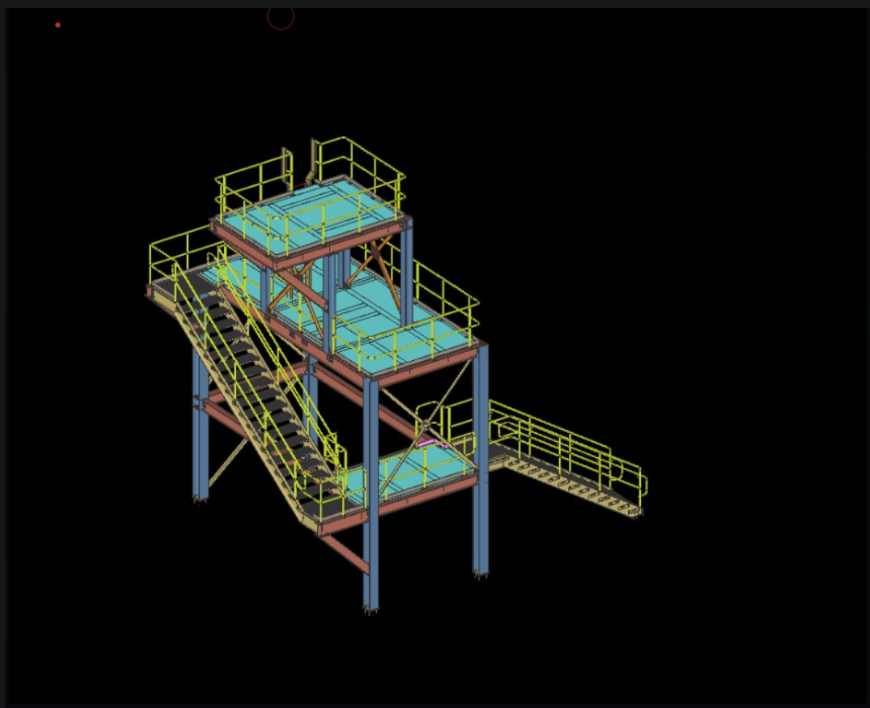 3D BIM model of a complex industrial processing plant — Fabri-Tech Engineering