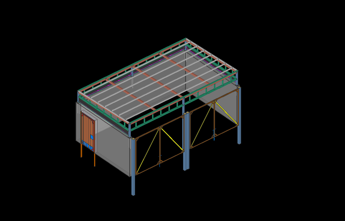 Complex industrial BIM model