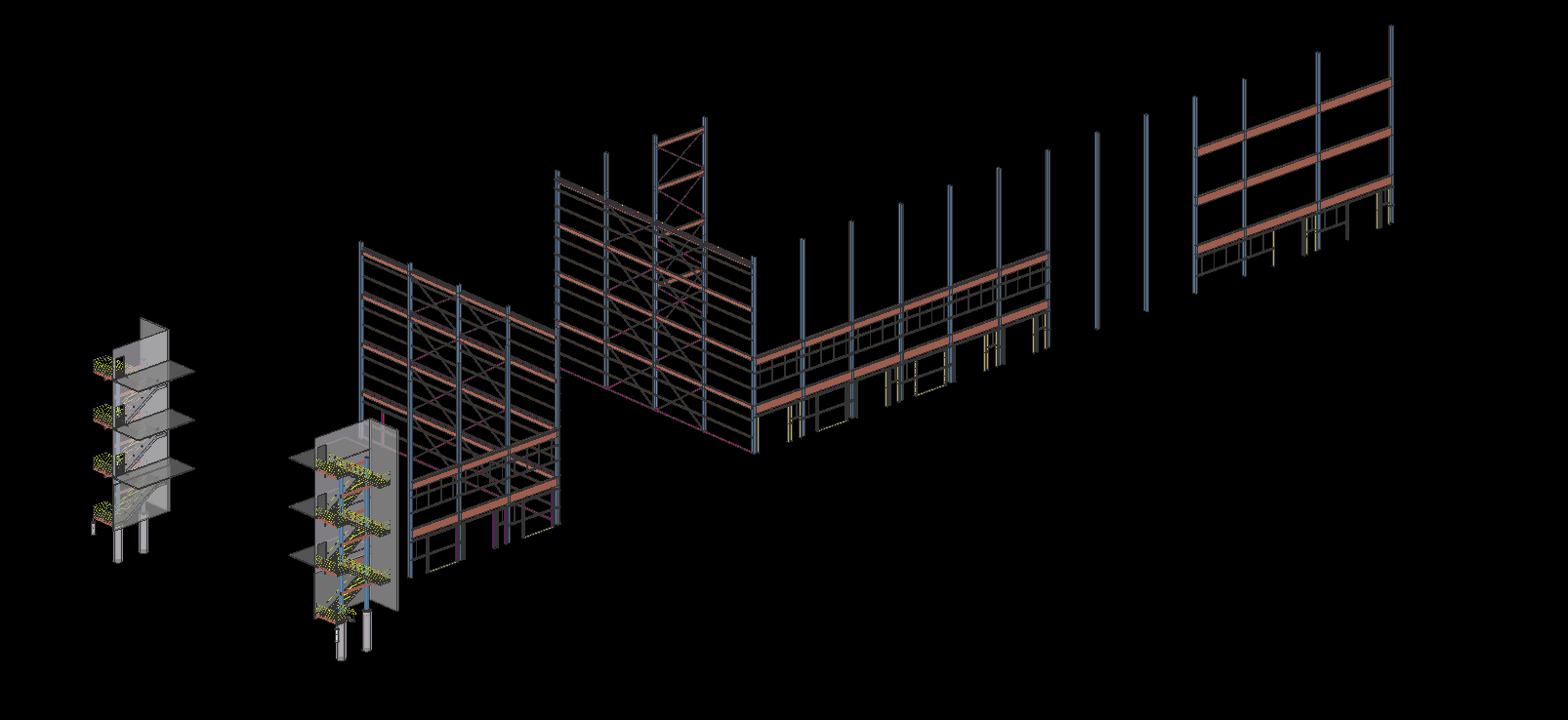 Portal frame industrial shed