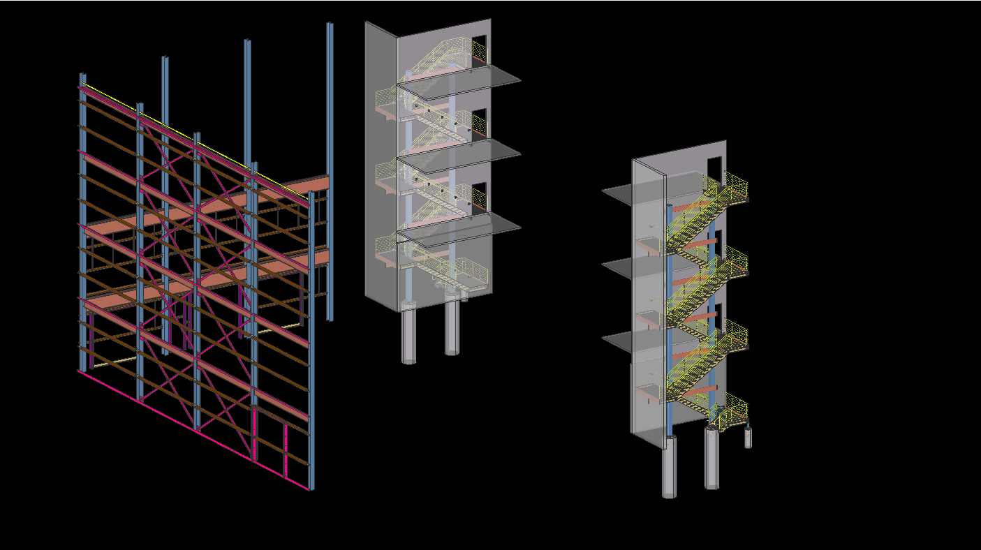 Steel truss roof structure